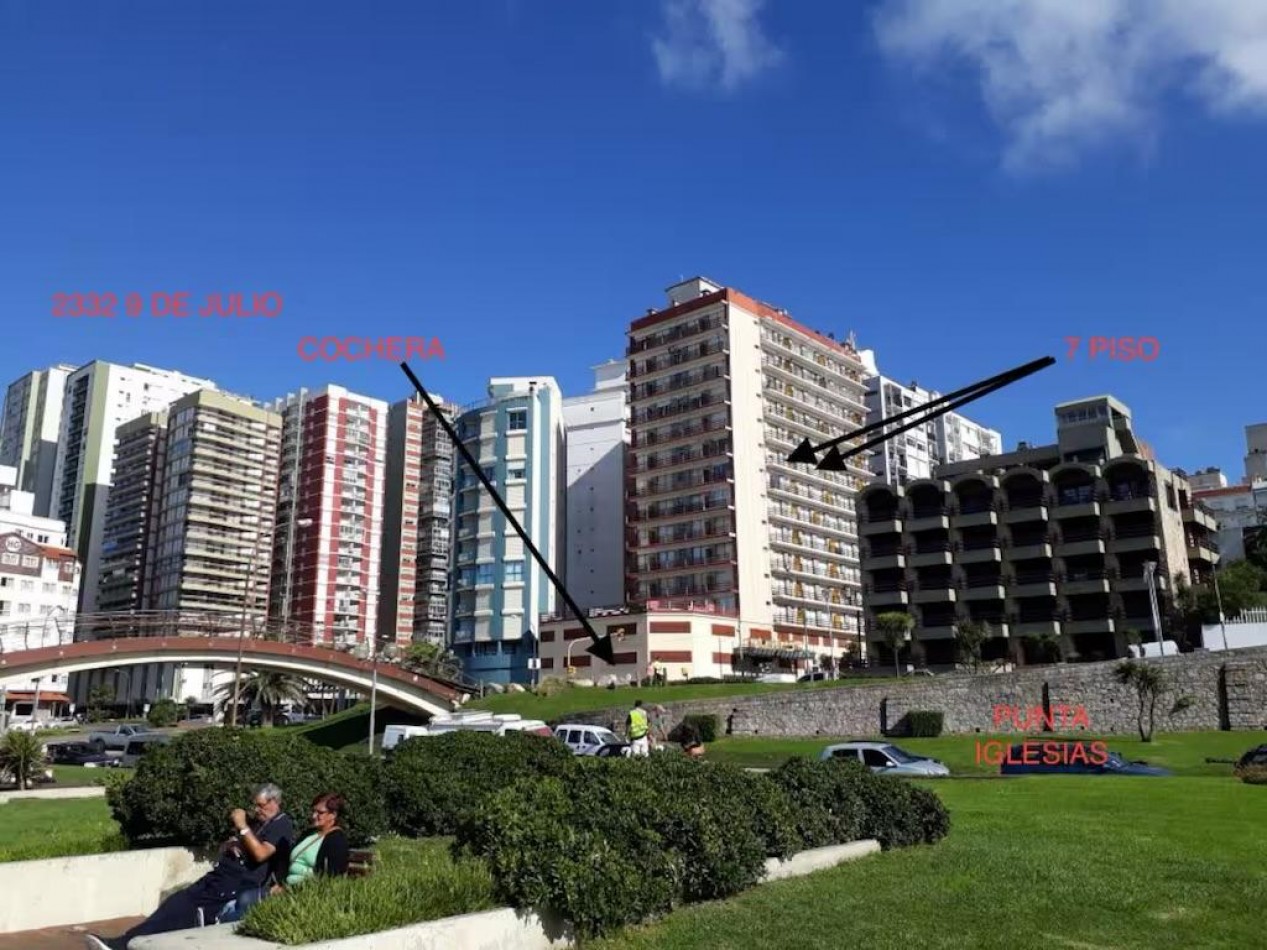 Departamento de 2 Ambientes en Venta - Frente al Mar en Mar del Plata