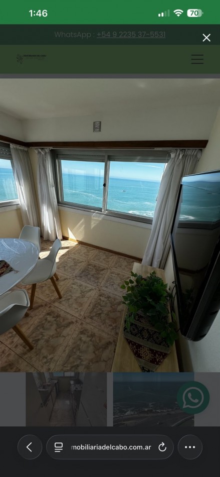 Departamento en Venta - Edificio Mirador Cabo Corrientes, Mar del Plata