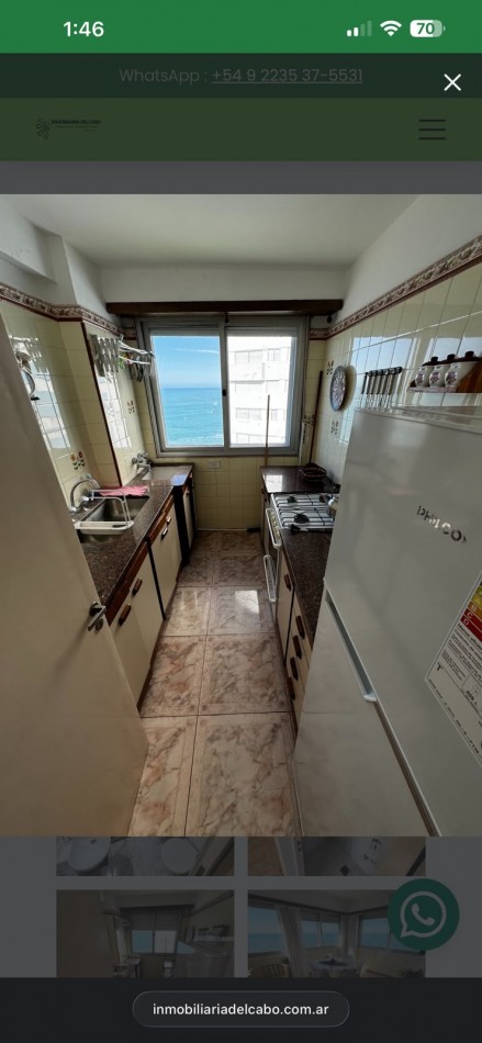 Departamento en Venta - Edificio Mirador Cabo Corrientes, Mar del Plata