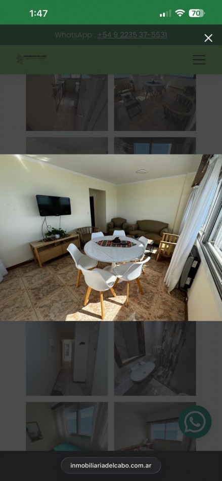 Departamento en Venta - Edificio Mirador Cabo Corrientes, Mar del Plata